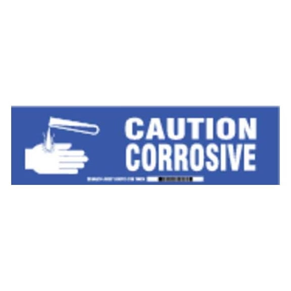 Brady Label,3 1/2 in x 12 in,Polyester 60287