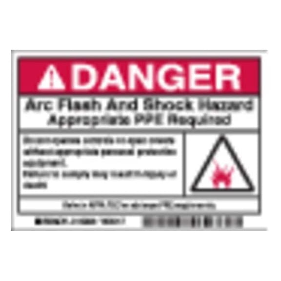 Brady Label,3 1/2 inx5 in,Polyester,PK100 102308