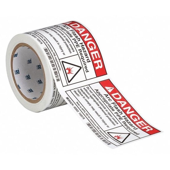 Brady Label,3 1/2 inx5 in,Polyester,PK100 52023