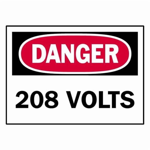 Brady Danger Label,Electrical Hazard,PK5 86059