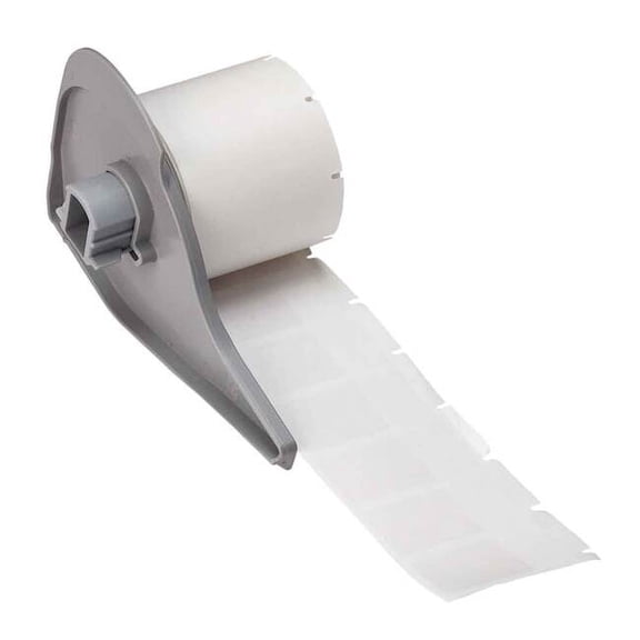 Brady Wraparound Label, White, Vinyl, 3/4 in W M7-30-427