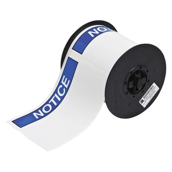 Brady Label,Blue/White,4.000 In. B30-25-595-ANSINO