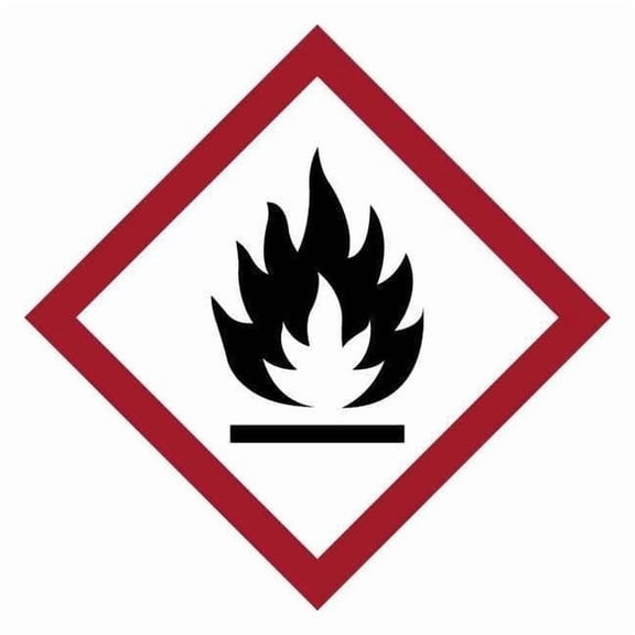 Brady Label,GHS Flammable,Paper,PK4 118877