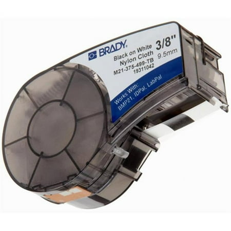 Aggressive Adhesive Multi-Purpose Nylon Labels for Brady M210 and M211, 0.375in