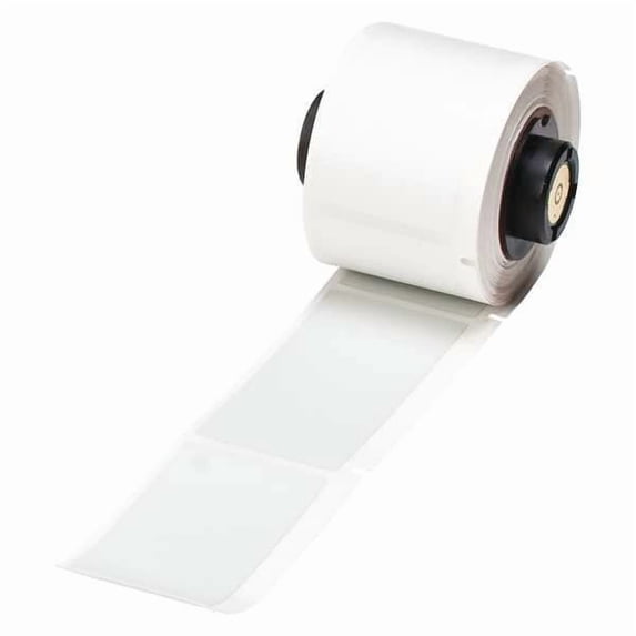 brady label,silver,polyester,1-1/4 in. l ptl-26-428