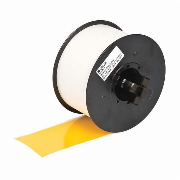 Brady Label Tape Cartridge, Yellow, 2.25Inx100ft 113193