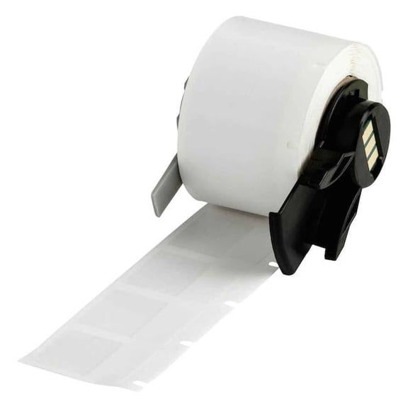 Brady Wraparound Label, White, Vinyl, 3/4 in W M6-18-417