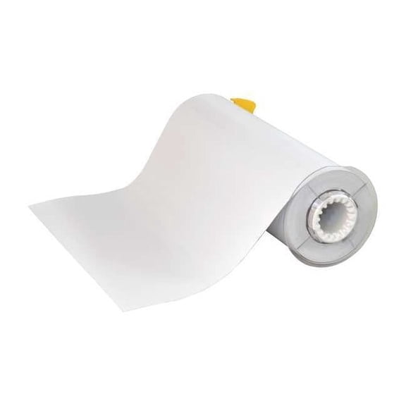 Brady Label,White,10x14In,Vinyl 140883