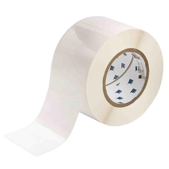 Brady 3" White Paper Label, THT-19-424-1 THT-19-424-1