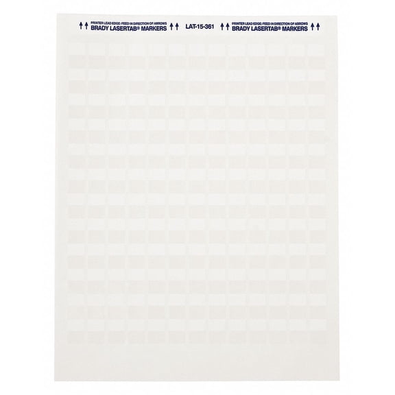 Brady Laminating Wire and Cable Markers,PK1000  LAT-51-361-1