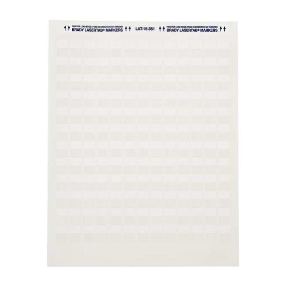 Brady Laminating Wire and Cable Markers,PK7 LAT-15-361-1