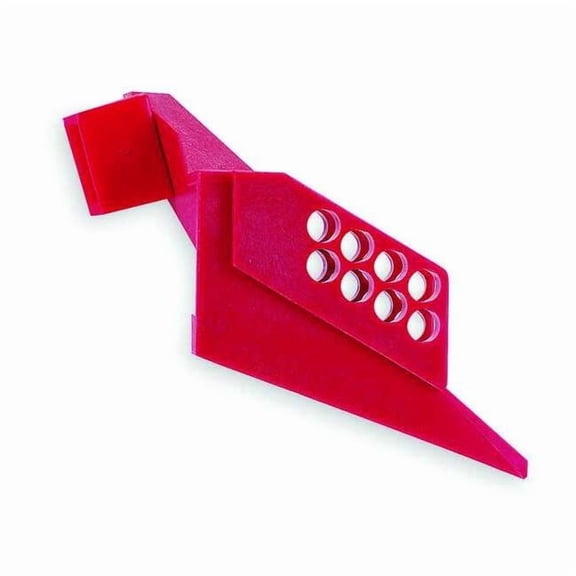 Brady Large Red Ball Valve Lockout