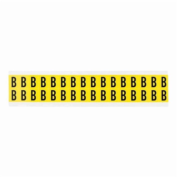 Brady LetterLabel,Vinyl,3/4inH,5/8inW,PK32 3420-B