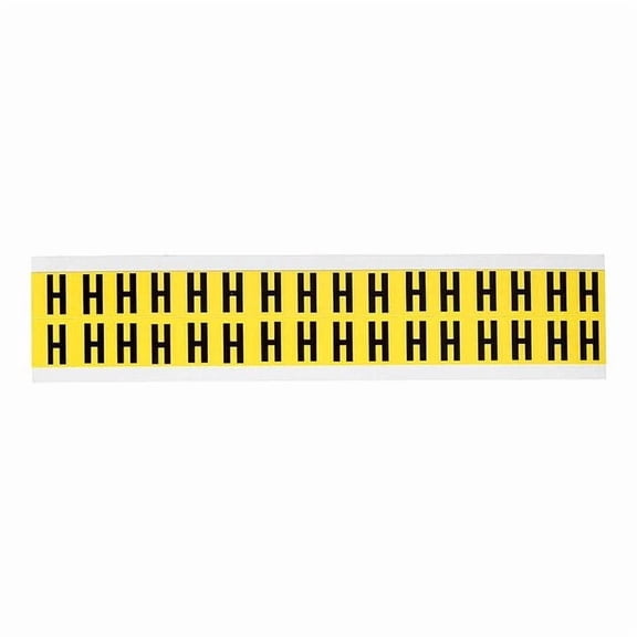 LetterLabel,Vinyl,3/4inH,5/8inW,PK32 3420-H