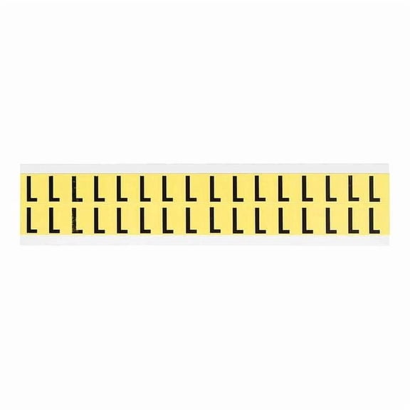 Brady LetterLabel,Vinyl,3/4inH,5/8inW,PK32 3420-L