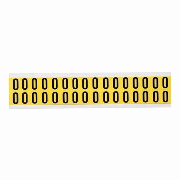 Brady LetterLabel,Vinyl,3/4inH,5/8inW,PK32 3420-O