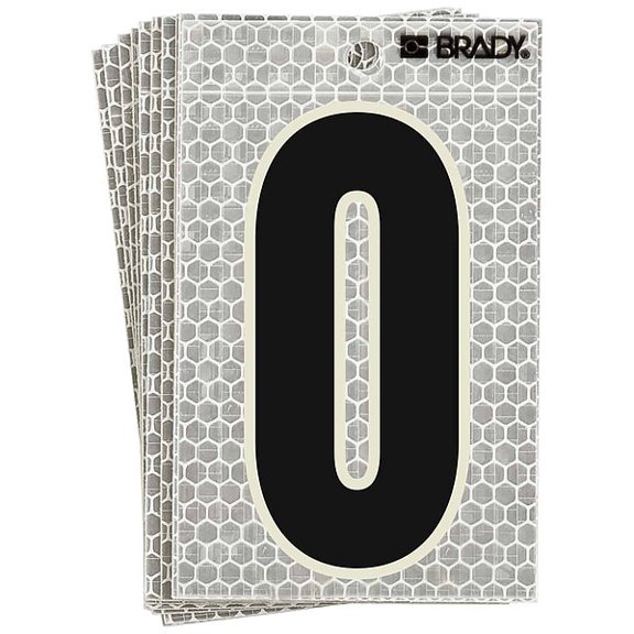 Brady Letter Label,Character O,PK10 3010-O