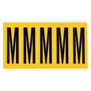 Brady Letter Label,M,5in.Hx1-3/4in.W,Vinyl 1560-M