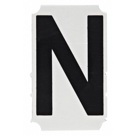 Brady Letter Label,N,PK10  5180-N