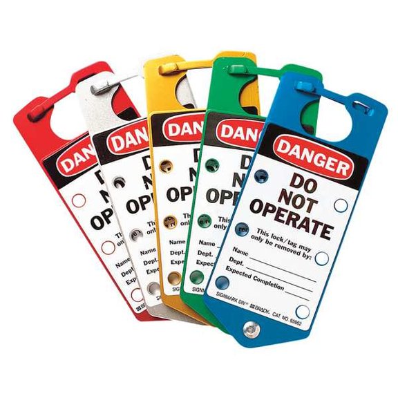 Brady Lockout Hasp,6 Lock,3 In. W,PK5 65975