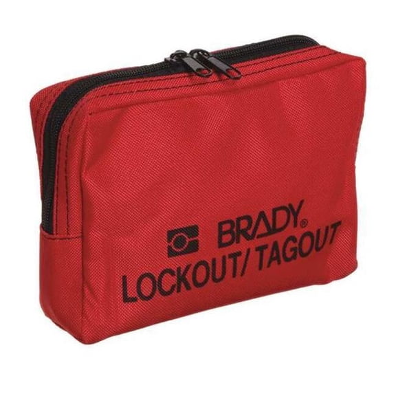 Brady Lockout Pouch,Unfilled,Nylon 51172