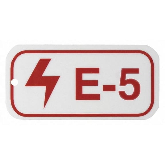 Brady Lockout Tag,1-1/2" H x 3"W,1/8"Hole,PK25 105683