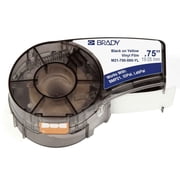 Brady M21-750-595-YL All Weather Vinyl Label Tape Black on Yellow