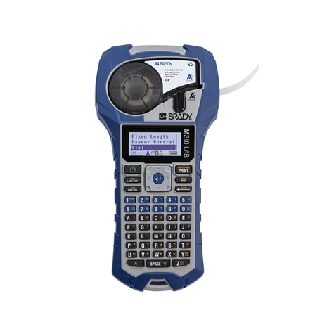 Brady M210-LAB Portable Label Printer, Blue/Gray, 9.5 in H x 4.5 in W x 2.5 in D CA3