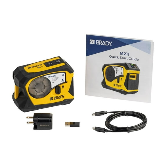 Brady M211-KIT M211 Portable Bluetooth Label Printer With Accessory Ki