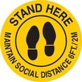 thumbnail image 1 of Condor Maintain Social Distance Sign SGF406T1717, 1 of 1