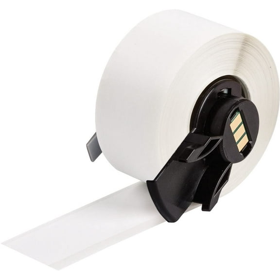 Brady Multi-Purpose Vinyl Label Tape for M610, M611, M710, BMP61, and BMP71 Printers - 0.5" x 50', White. M6C-500-439 CA2