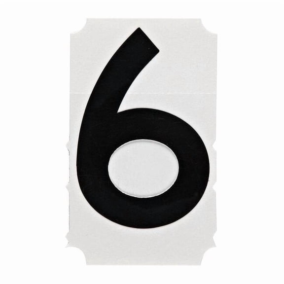 Brady Number Label,6,PK10 5010-6