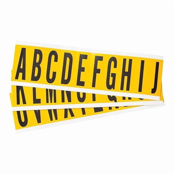 Brady Numbers And Letters Kit,A Thru Z,PK25 1534-LTR KIT