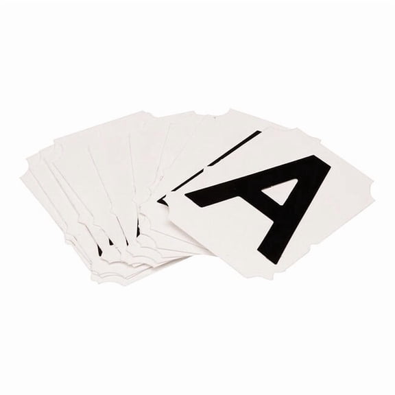 Brady Numbers and Letters Labels, PK 10 5050P-A
