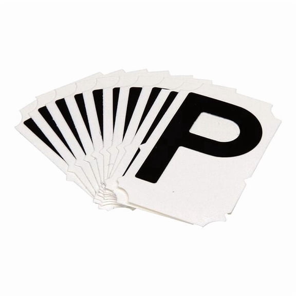 Brady Numbers and Letters Labels, PK 10 5050P-P
