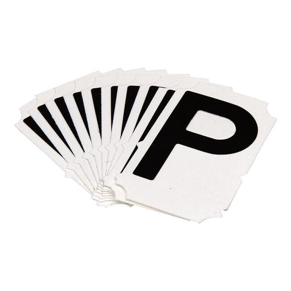 Brady Numbers and Letters Labels, PK 10 5050P-P