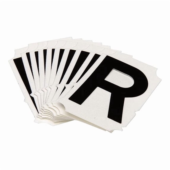 Brady Numbers and Letters Labels, PK 10 5050P-R