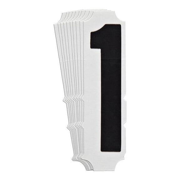 Brady Numbers and Letters Labels, PK 10 5140P-1