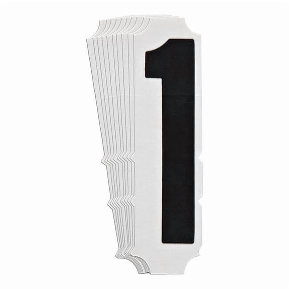 Brady Numbers and Letters Labels, PK 10 5140P-1