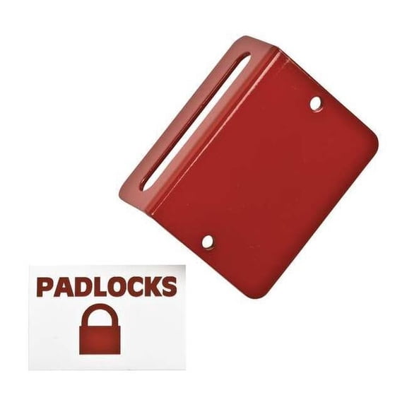 Brady Padlock Station,Unfilled,2-1/4 In H LR060E