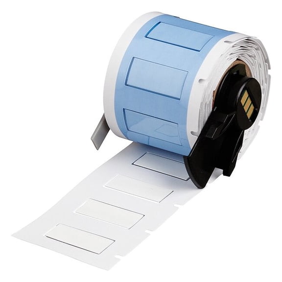 Brady Sleeve Label, White, Polyolefin, 1 in W M6-250-1-342-WT