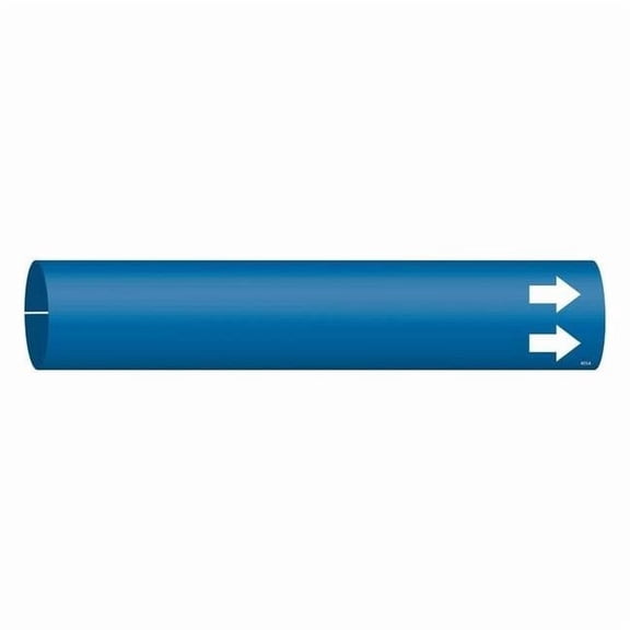 Brady Pipe Marker,(Blank),Blue,3/4 to 1-3/8 In 4013-A