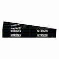 thumbnail image 1 of Brady Pipe Marker, Adhesive, White, Nitrogen, PK5, 90331-PK 90331-PK, 1 of 1