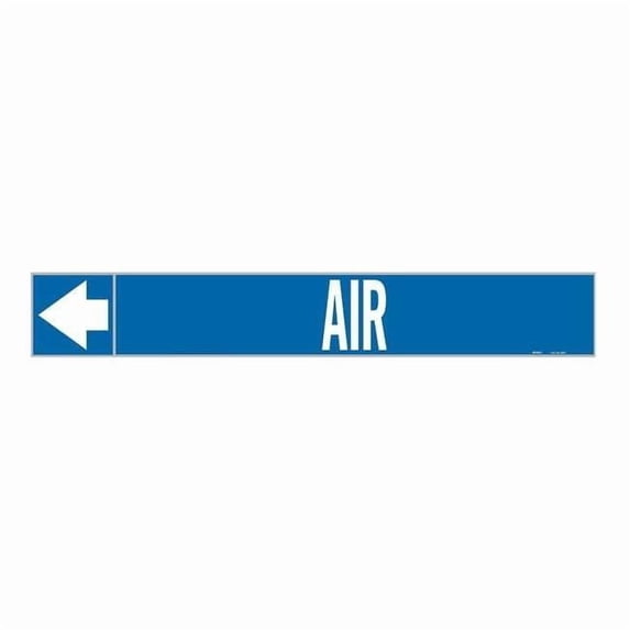 Brady Pipe Marker,Air,1 in H,8 in W 20401