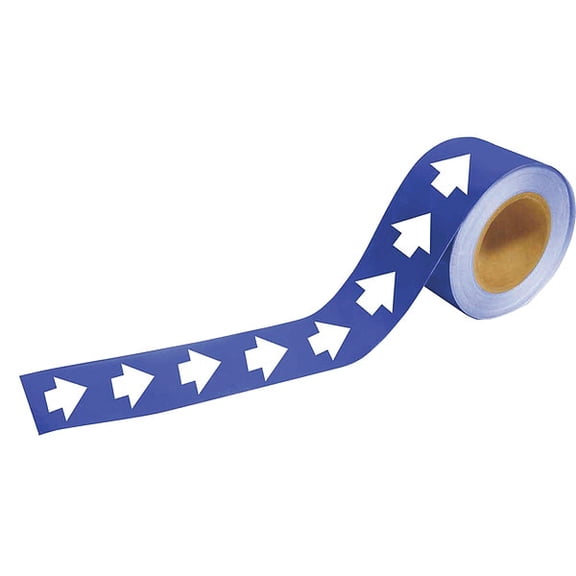 Brady Pipe Marker,Arrow,1 in H,8 in W 20489