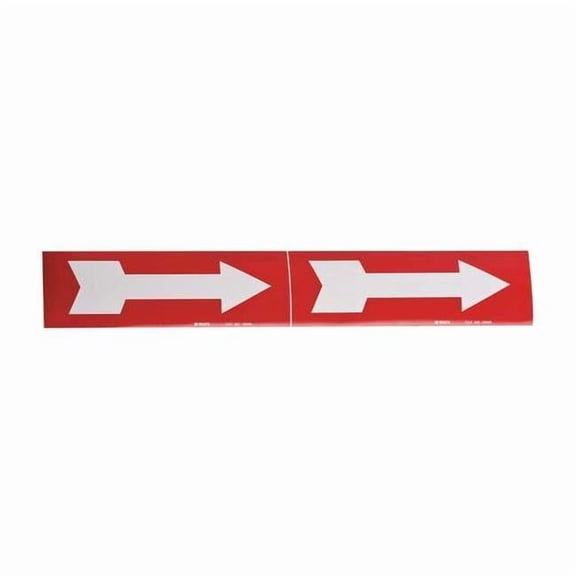 Brady Pipe Marker,(Arrow),2 1/4in H,7in W 76505