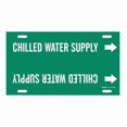 thumbnail image 1 of Brady Pipe Mrkr,Chilled Water Supply,8 to9-7/8 4024-G, 1 of 6