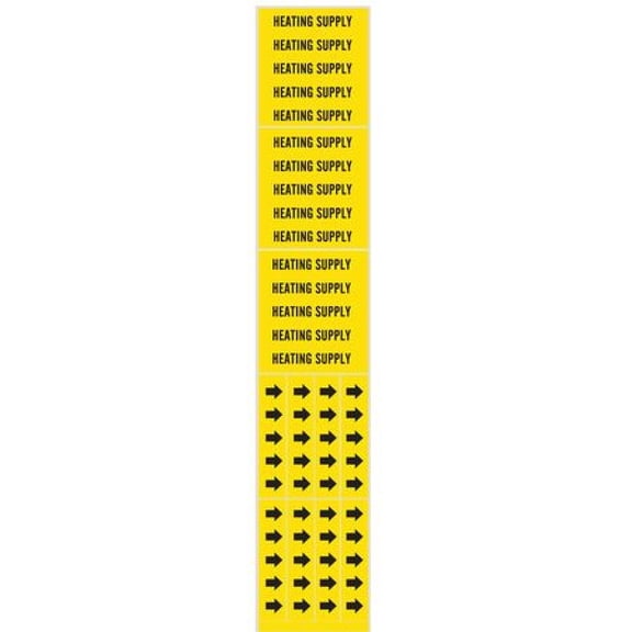 brady pipe marker,2-1/4"h,2-3/4"w,pk3 7127-3c