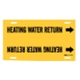 thumbnail image 1 of Brady Pipe Mrkr,Heating Water Return,8 to9-7/8, 4072-G 4072-G, 1 of 6