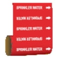 thumbnail image 1 of Brady Pipe Marker,Sprinkler Water,Red, 41476 41476, 1 of 1